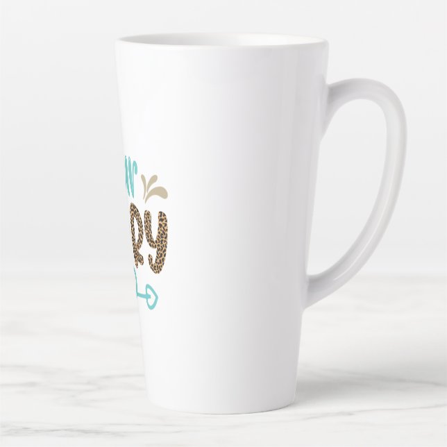 Taza De Café Latte Regalos de boda | Nuestra Historia (Derecha)