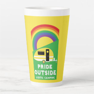 Taza De Café Latte Regalos de camping gay LGBTQ