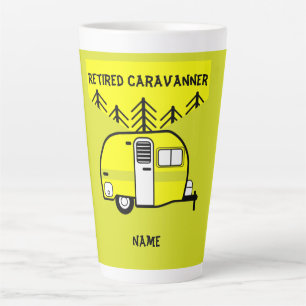 Taza De Café Latte Regalos de Caravana retirados Arte  Ama Mi Caravan