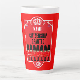 Taza De Café Latte Regalos de ciudadanía británica