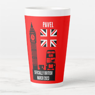 Taza De Café Latte Regalos de ciudadanía británica