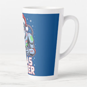 Taza De Café Latte Regalos de Navidad para Jugadores Robot Cyber Sant