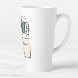 Taza De Café Latte regalos día de la madre - mama 