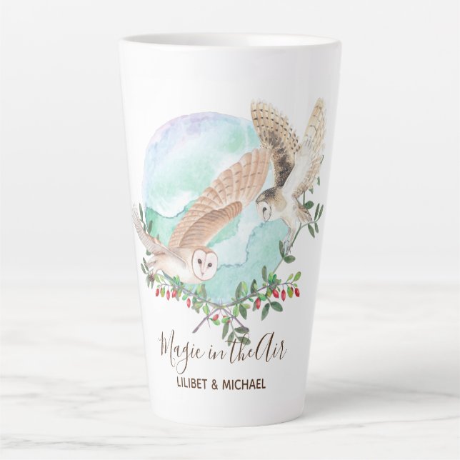 Taza De Café Latte REGALOS OWL - Personalizados (Anverso)