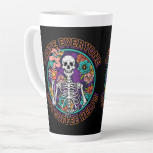 Taza De Café Latte Regalos para amantes del café Ayuda al café Odio a