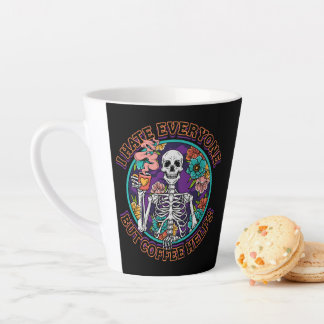Taza De Café Latte Regalos para amantes del café Ayuda al café Odio a