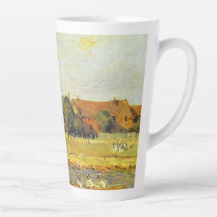 Taza De Café Latte Regatta en Hampton Court Alfred Sisley Poster