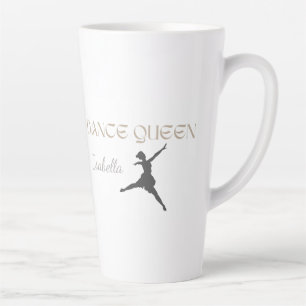 Taza De Café Latte Reina de Baile Personalizada, Regalo para Ella, Ba