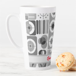 Taza De Café Latte Reina de la casa al estilo contemporáneo de mediad