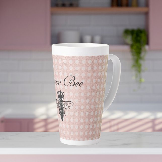 Taza De Café Latte Reina de la inventiva (Subido por el creador)