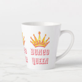 Taza De Café Latte Reina del Bunco