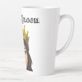 Taza De Café Latte Reina del crucero