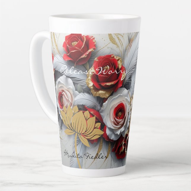 Taza De Café Latte Release Worry-Latte Mug (Ángulo izquierdo)