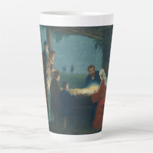 Taza De Café Latte Religión antigua, Adoración de los pastores