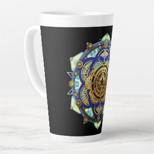 Taza De Café Latte Reloj mecánico asombroso