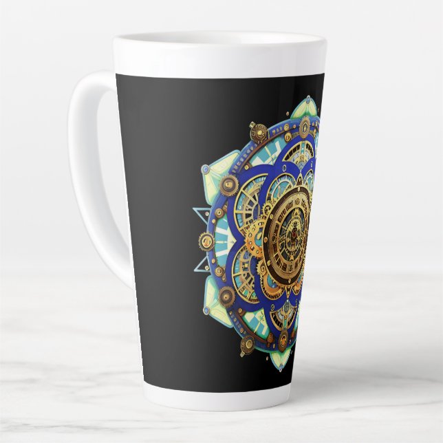 Taza De Café Latte Reloj mecánico asombroso (Ángulo izquierdo)