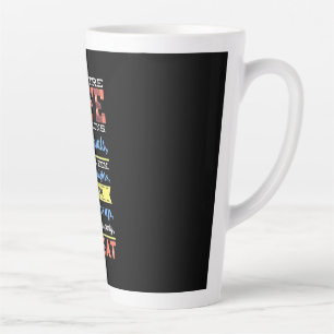 Taza De Café Latte Repetición de la vida del teatro