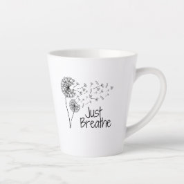 Taza De Café Latte Respira Latte Mug