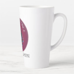 Taza De Café Latte Respiró una vez: Cráneo de Demonio Hipnótico