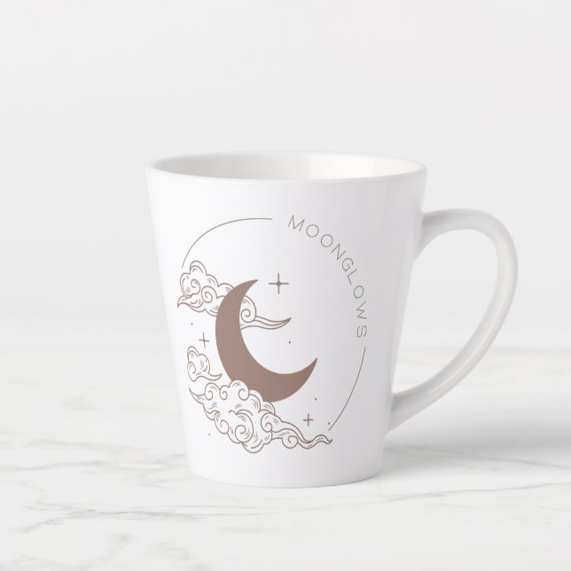 Taza De Café Latte Resplandores lunares (Derecha)