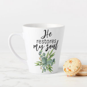 Taza De Café Latte Restaura mi alma
