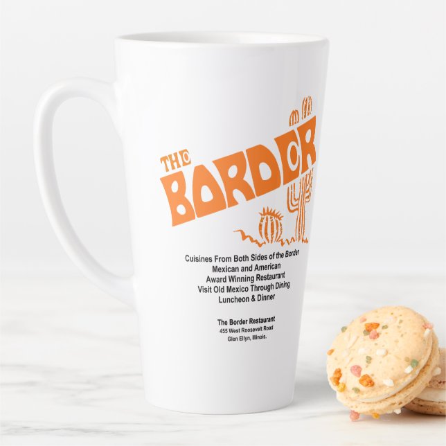 Taza De Café Latte Restaurante Fronterizo, Glen Ellyn, IL (In situ)