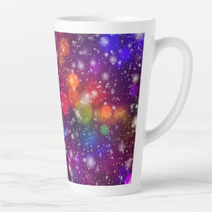 Taza De Café Latte Resumen de Bokeh multicolor Background-25363