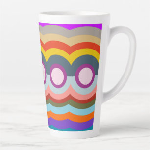 Taza De Café Latte Resumen de nuevo