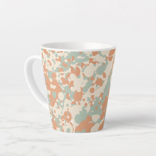 Taza De Café Latte Resumen de Otoño