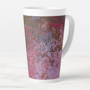 Taza De Café Latte Resumen de tinta oscura de alcohol
