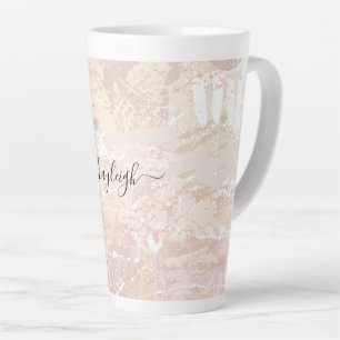 Taza De Café Latte Resumen Mezcla Neutral