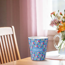 Resumen nombre de patrón triangular azul