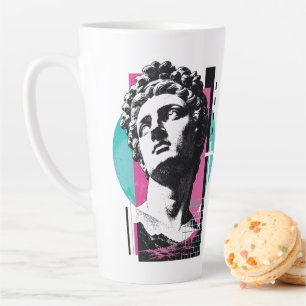 Taza De Café Latte Retro Brutalista Jesús Estatua Griega Colosenses 2