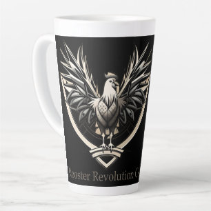 Taza De Café Latte Revolución del Gallo: Desafía al Sistema