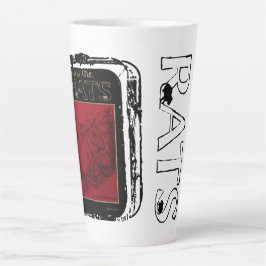 Taza De Café Latte revuelta de Blitzerman de Rats Latte Mug