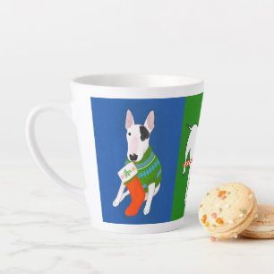 Taza De Café Latte Rex Los Navidades de TV Terrier atragantan