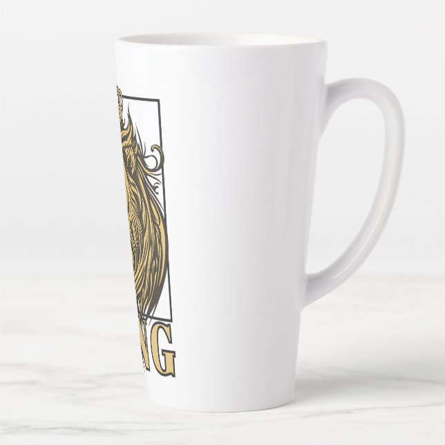 Taza De Café Latte Rey (Derecha)