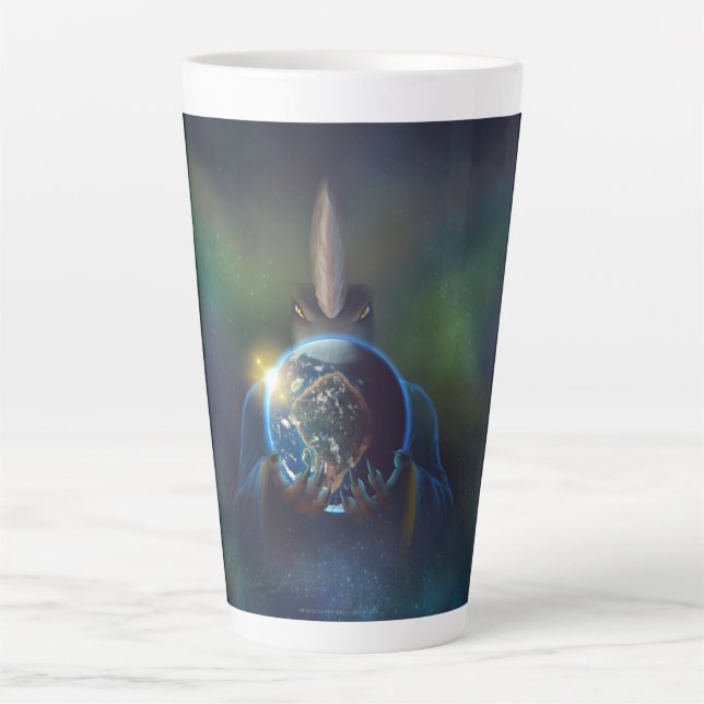 Taza De Café Latte Rey de la Tierra TSDS    (Anverso)