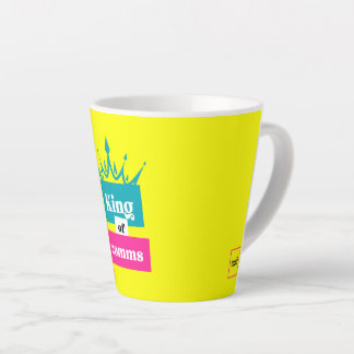 Taza De Café Latte Rey de latte de las comunicaciones