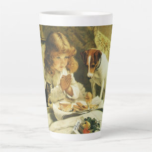 Taza De Café Latte Rezando Nuestras Oraciones, Suspense Charles Burto