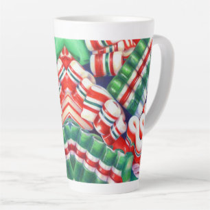 Taza De Café Latte RIBBON CANDY Tall Latte Mug