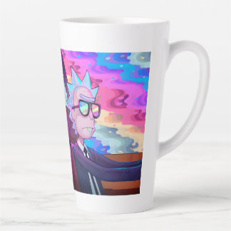 Taza De Café Latte Rick y Morty