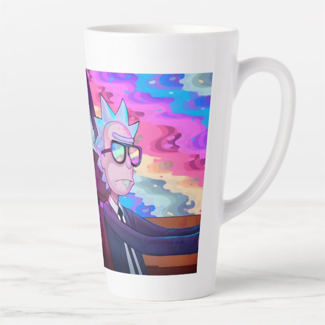 Taza De Café Latte Rick y Morty (Derecha)