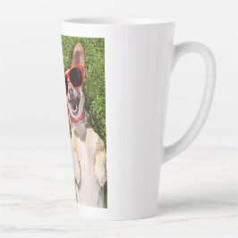 Taza De Café Latte Ríe Perro 30 cumpleaños
