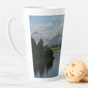 Taza De Café Latte Río Jackson Hole en el Parque Nacional Grand Teton