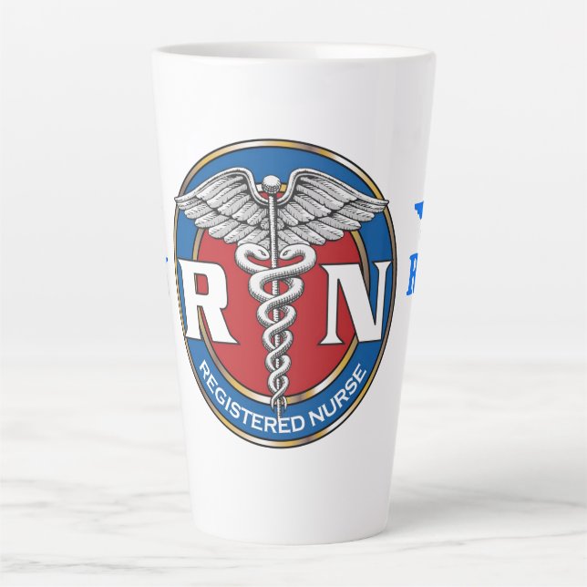 Taza De Café Latte RN Nurse (Anverso)