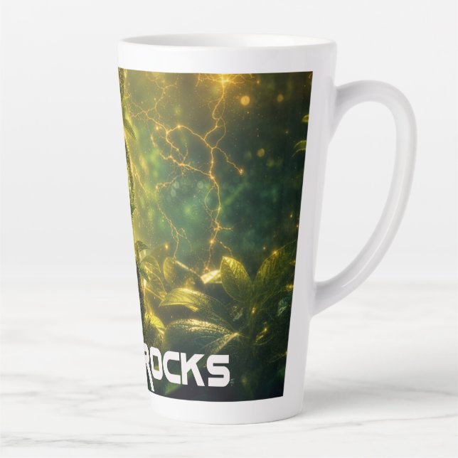 TAZA DE CAFÉ LATTE ROCKS VEGANOS (Derecha)
