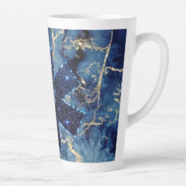 Taza De Café Latte Rod de Asclepio