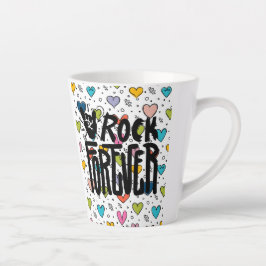 Taza De Café Latte rodar para siempre