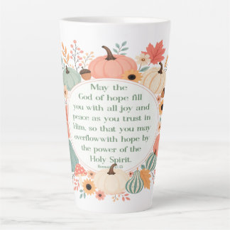 Taza De Café Latte Romanos 15:13 Otoño